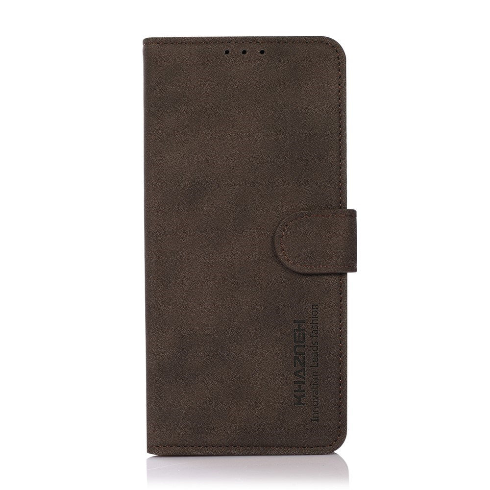 Samsung Galaxy A37 Faux Leather Flip Case with Card Holder - Brown