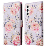 Samsung Galaxy S26 EIDERWOOD Faux Leather Flip Case with Flowers - Roses