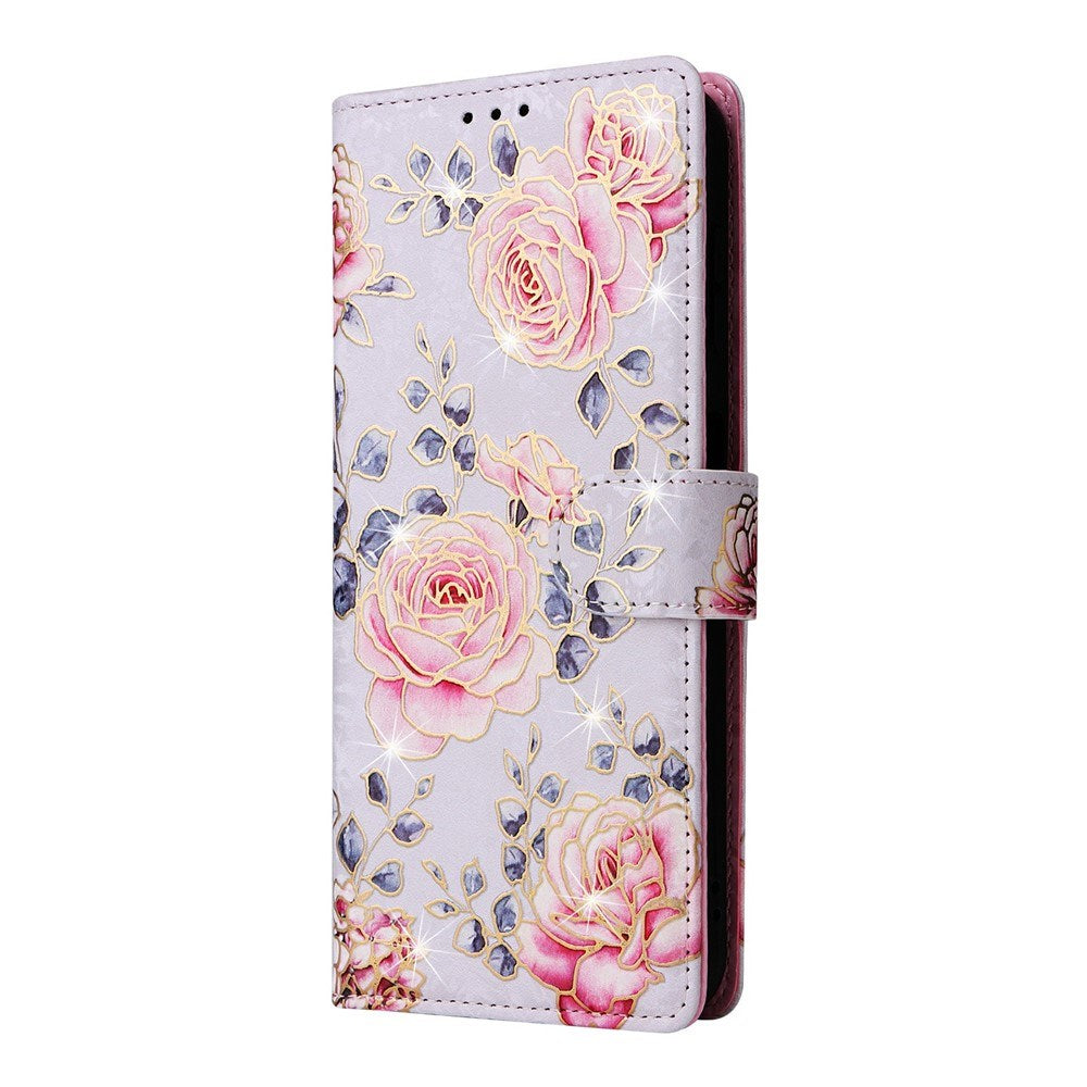 Samsung Galaxy S26 EIDERWOOD Faux Leather Flip Case with Flowers - Roses