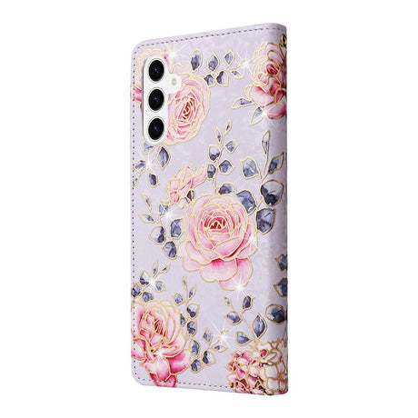 Samsung Galaxy S26 EIDERWOOD Faux Leather Flip Case with Flowers - Roses
