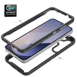 Samsung Galaxy A37 EIDERWOOD 360° Protective Case with Screen Protector - Transparent / Black