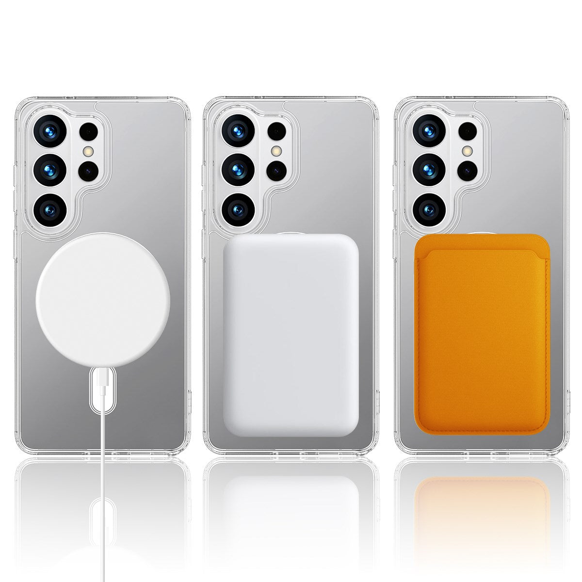 Samsung Galaxy S26 Ultra EIDERWOOD Hybrid Plastic Case - MagSafe Compatible - Transparent