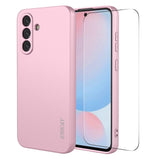 Samsung Galaxy A57 ENKAY Silicone Case with Screen Protector - Pink