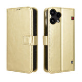 EIDERWOOD Nothing Phone (3a) Lite Faux Leather Flip Case with Strap - Gold