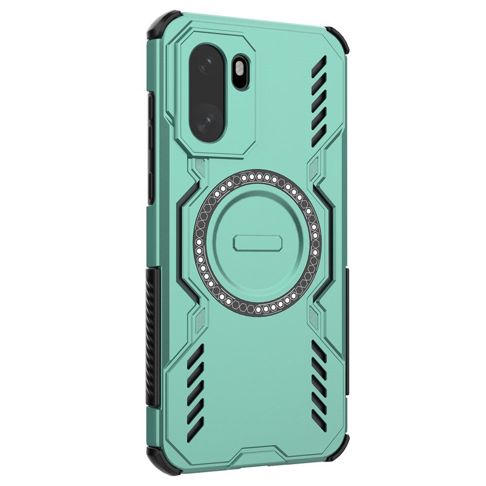 EIDERWOOD OnePlus 15R Craftsman Case with Heat Dissipation - MagSafe Compatible - Green
