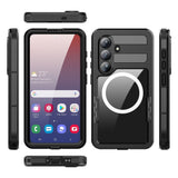 Samsung Galaxy S26 Redpebber Waterproof Hybrid Plastic Case – MagSafe Compatible – Black