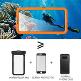 Samsung Galaxy S26 Redpebber Waterproof Hybrid Plastic Case – MagSafe Compatible – Orange