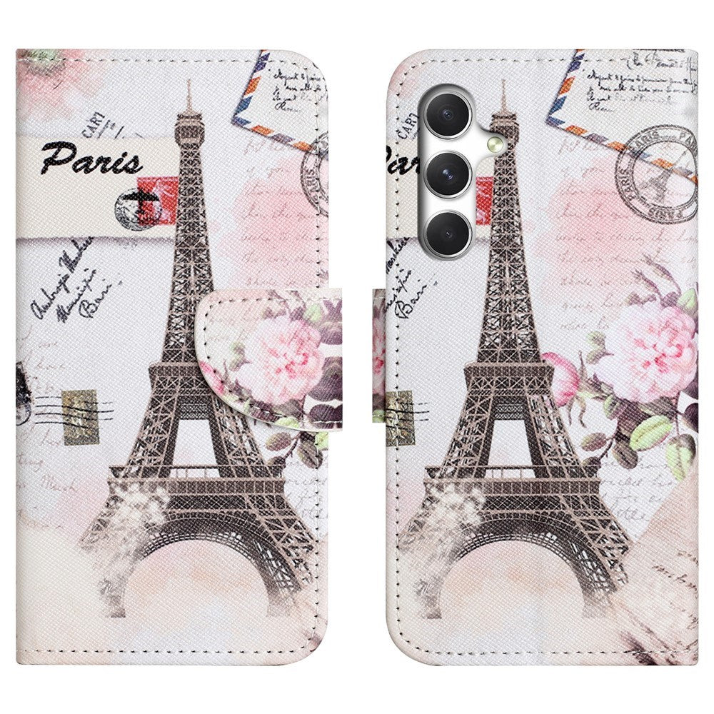 Samsung Galaxy S26 EIDERWOOD Faux Leather Flip Case with Pattern - Paris