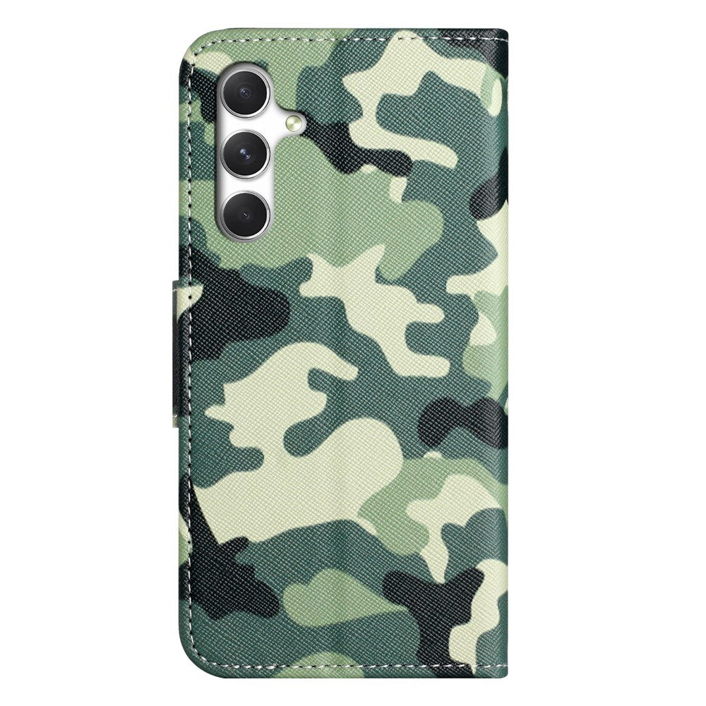 Samsung Galaxy S26 EIDERWOOD Faux Leather Flip Case with Pattern - Camouflage