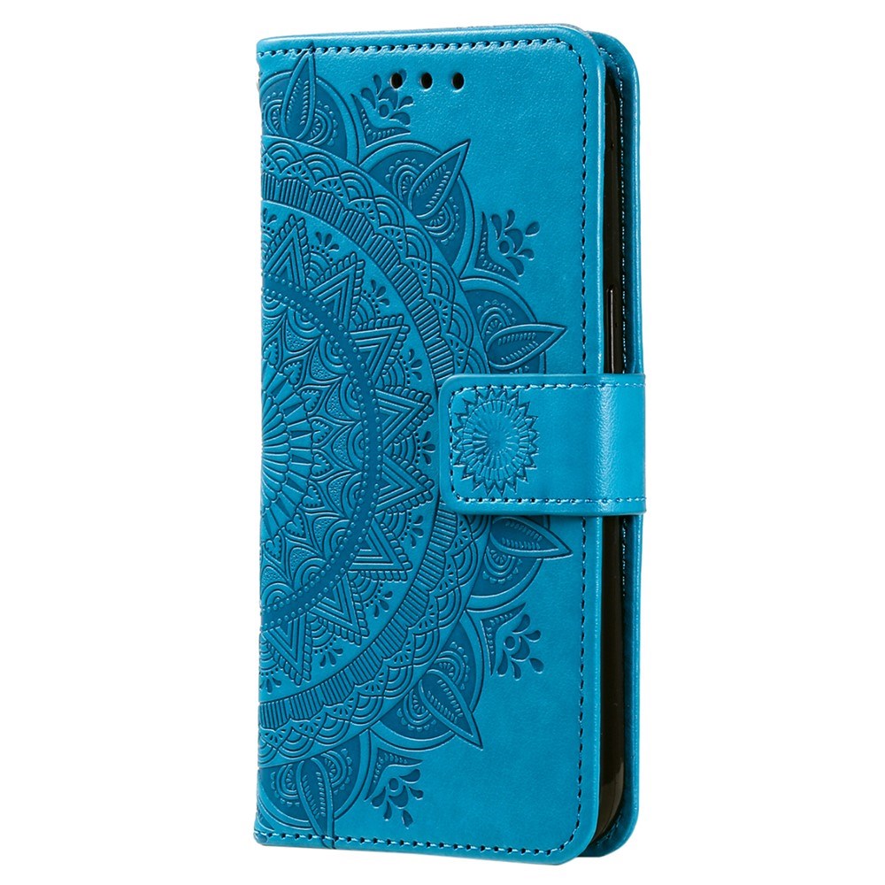 OnePlus 15R EIDERWOOD Faux Leather Flip Case with Pattern - Blue