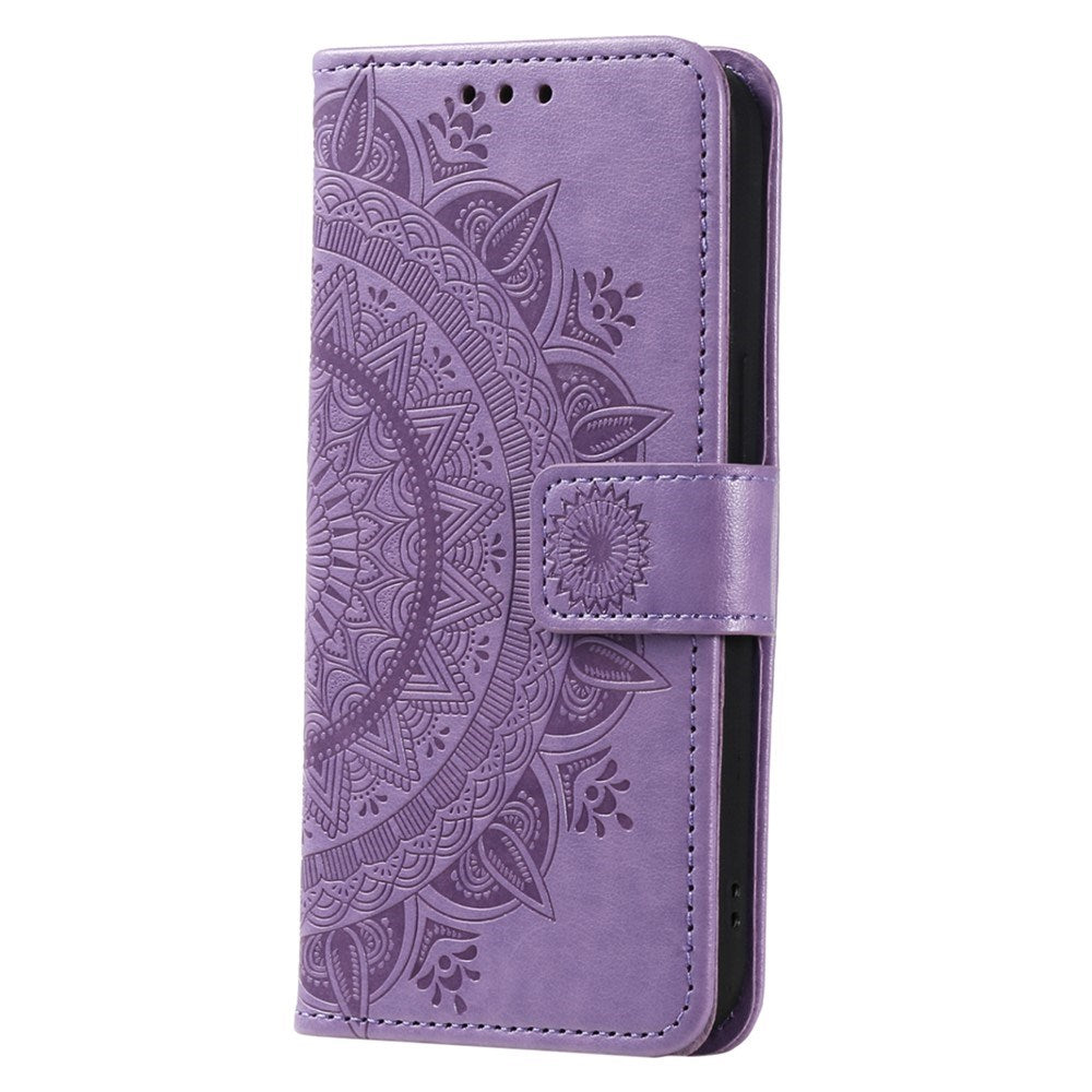 OnePlus 15R EIDERWOOD Faux Leather Flip Case with Pattern - Purple