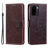 OnePlus 15R EIDERWOOD Faux Leather Flip Case with Pattern - Brown