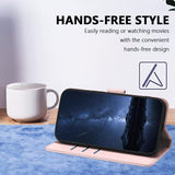 Xiaomi 17 Ultra EIDERWOOD Faux Leather Flip Case with Card Holder & Stand Function - Rose Gold