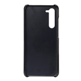 Samsung Galaxy S23 Fabric / Leather Case w. Double Card Holder - Black