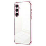 Samsung Galaxy A27 EIDERWOOD Flexible Plastic Case - Glossy Surface - Transparent / Pink