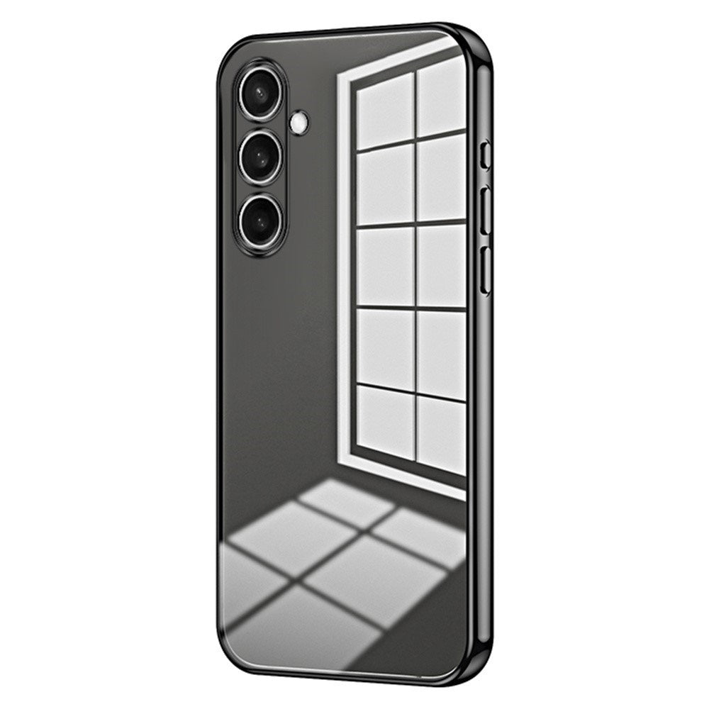 Samsung Galaxy A27 EIDERWOOD Flexible Plastic Case - Glossy Surface - Transparent / Black