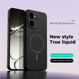 OnePlus 15R EIDERWOOD Silicone Case - MagSafe Compatible - Black