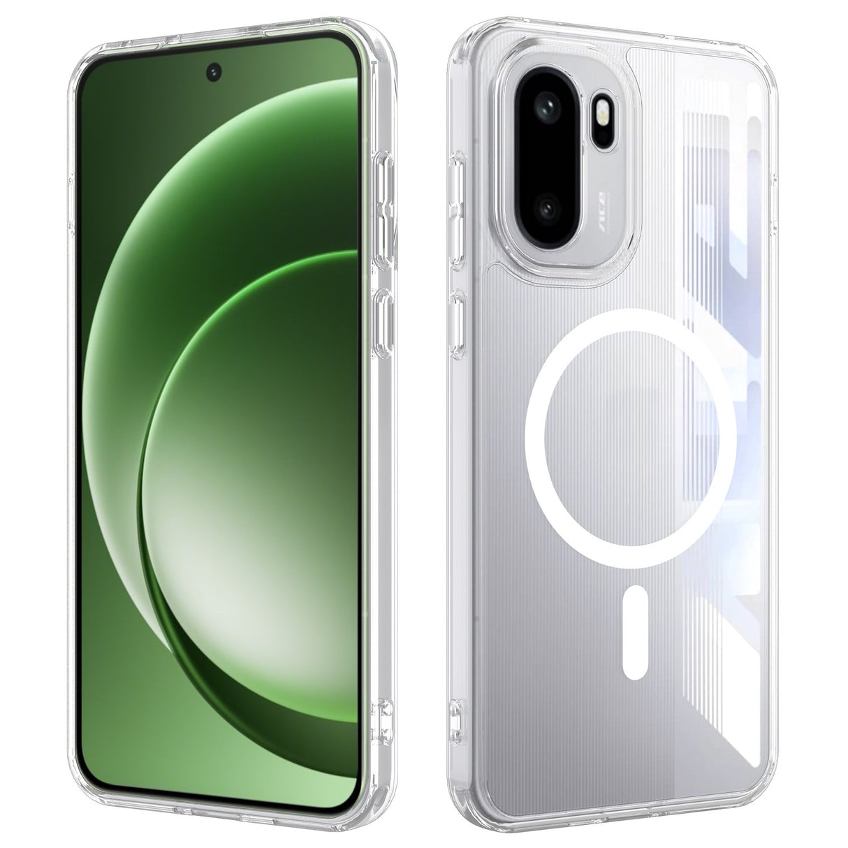 OnePlus 15R EIDERWOOD Flexible Plastic Case – MagSafe Compatible – Transparent