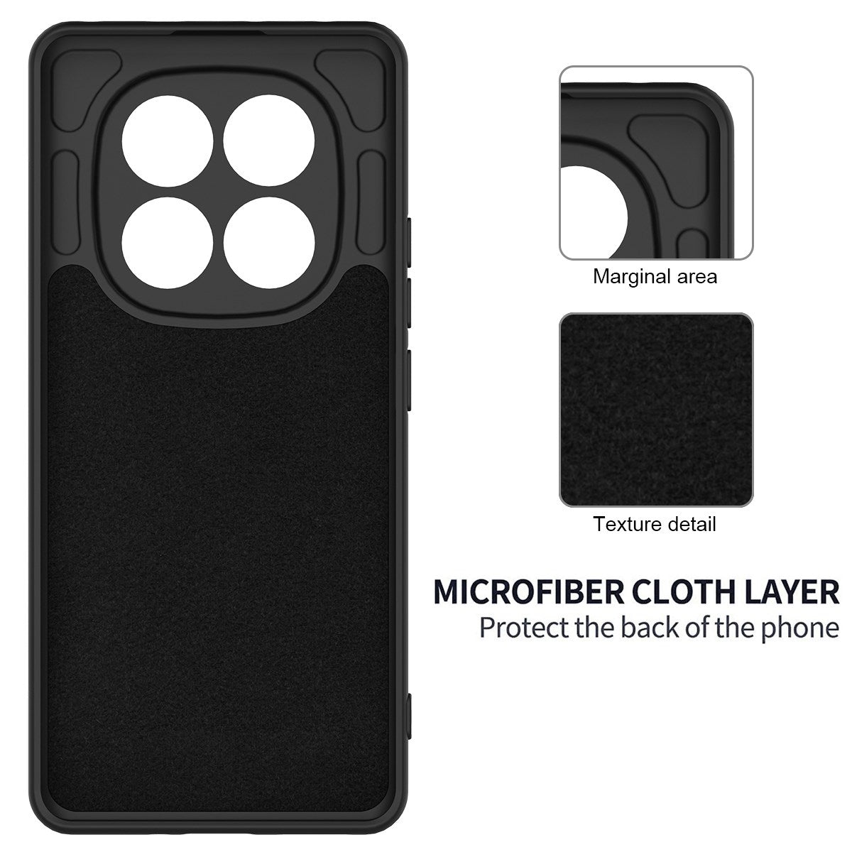 Xiaomi Redmi Note 15 Pro (5G) EIDERWOOD Silicone Case with Strap - Black