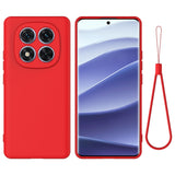 Xiaomi Redmi Note 15 Pro (5G) EIDERWOOD Silicone Case with Strap - Red