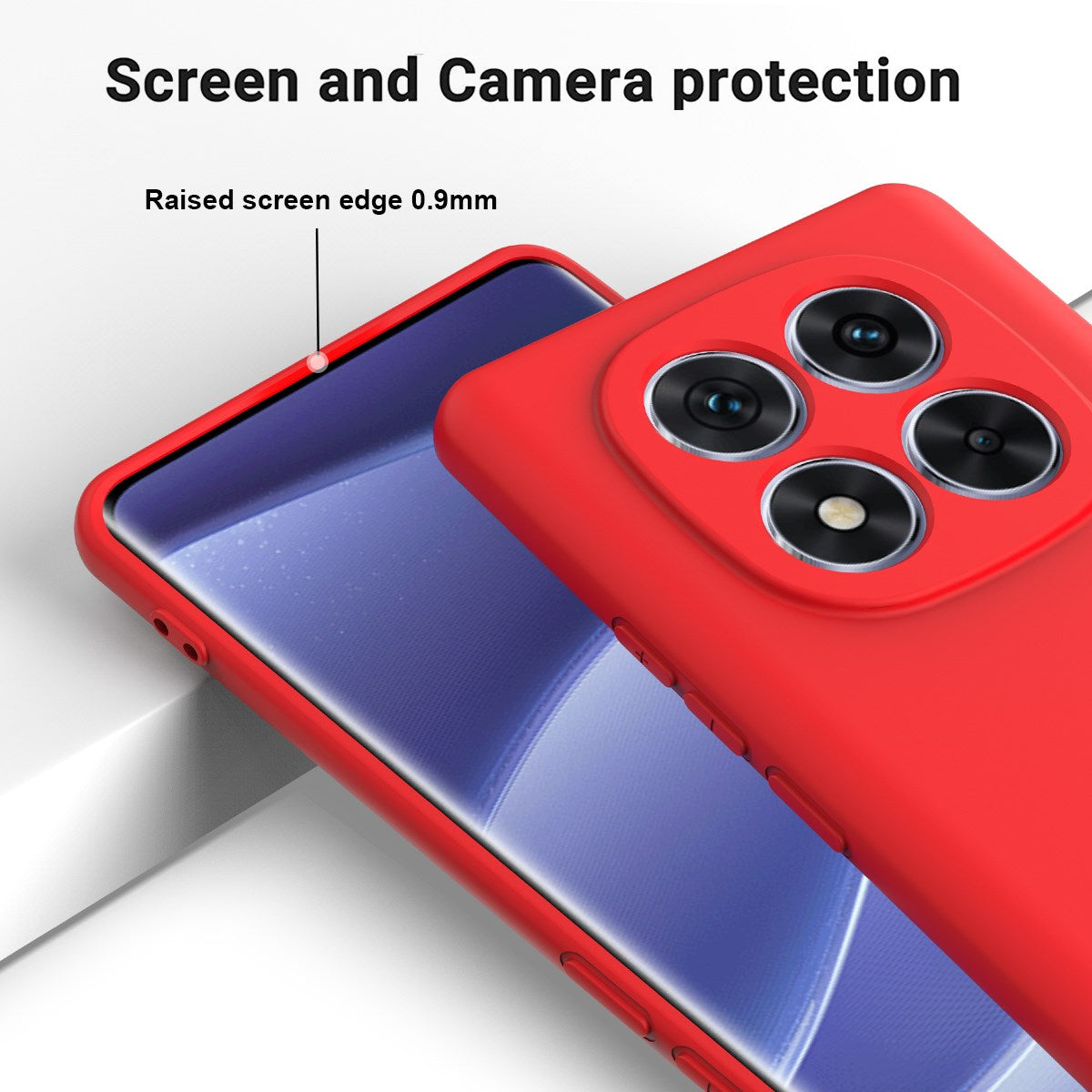 Xiaomi Redmi Note 15 Pro (5G) EIDERWOOD Silicone Case with Strap - Red