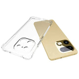 Realme 16 Pro+ WANLONFENG Flexible Plastic Case with Reinforced Corners - Transparent