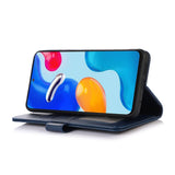 OnePlus Nord CE6 / Nord 6 EIDERWOOD Artificial Leather Flip Case with Card Holder and Stand Function - Blue