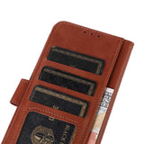 OnePlus Nord CE6 / Nord 6 EIDERWOOD Artificial Leather Flip Case with Card Holder and Stand Function - Brown
