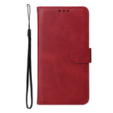 Realme 16 Pro EIDERWOOD Faux Leather Flip Case with Strap - Red