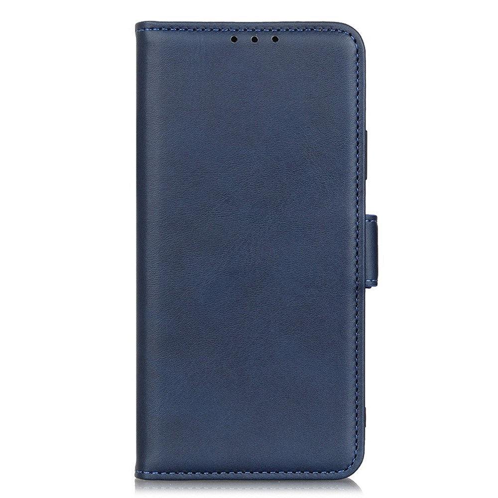 Motorola Moto G77 / G67 EIDERWOOD Faux Leather Flip Case with Card Holder - Blue