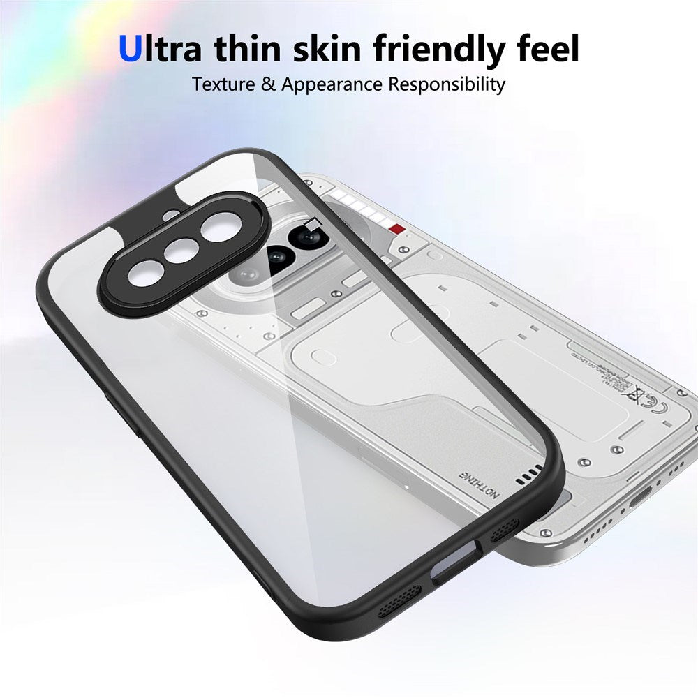Nothing Phone (4a) Hybrid Mobile Case - Transparent / Black