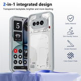 Nothing Phone (4a) Hybrid Mobile Case - Transparent / Grey