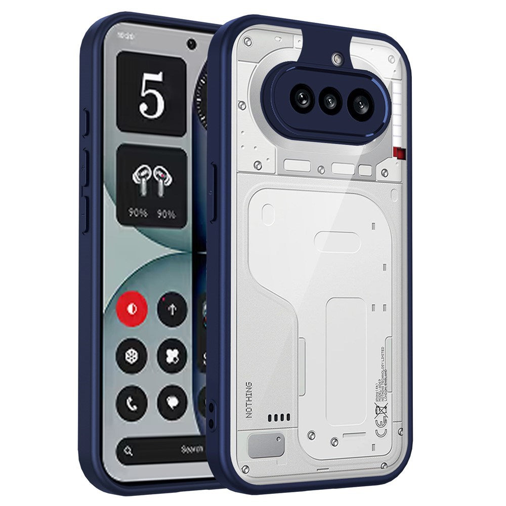 Nothing Phone (4a) Hybrid Mobile Case - Transparent / Blue