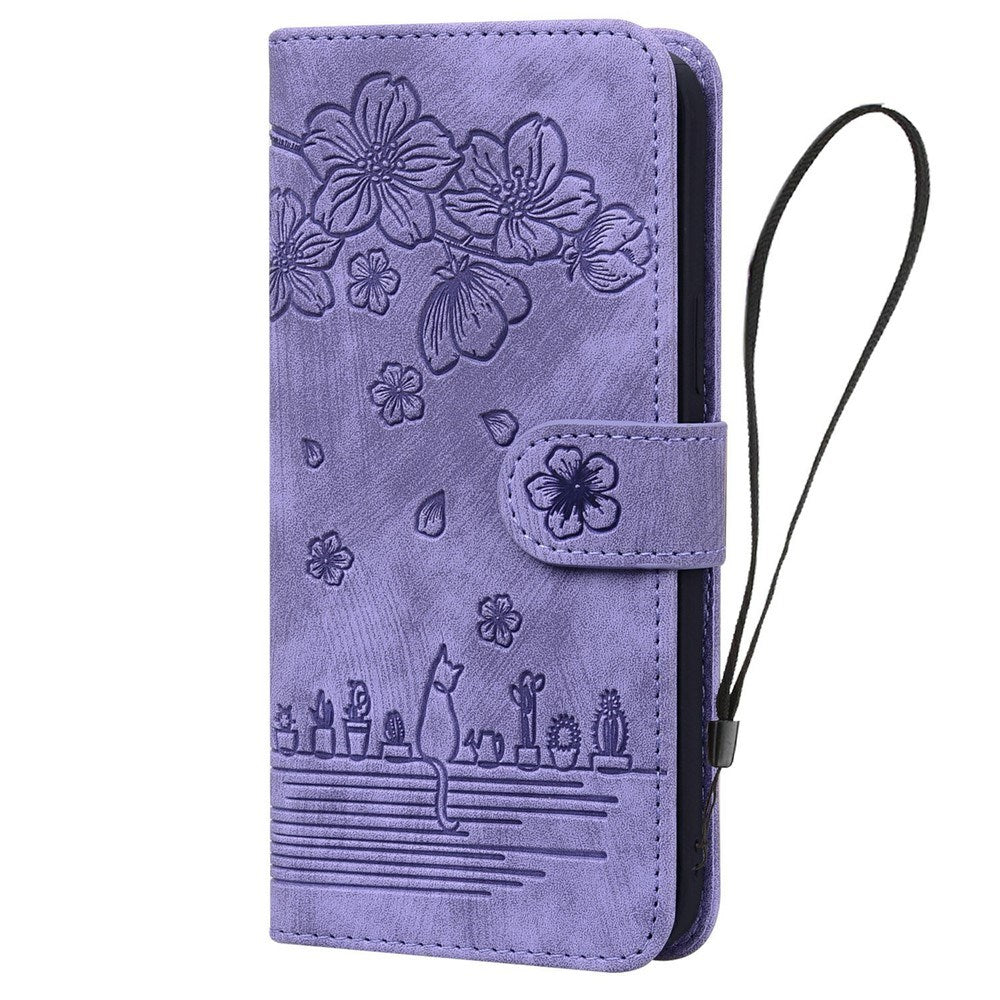 Samsung Galaxy S26 Ultra EIDERWOOD Flip Cover with Print / Card Holder / Strap - Purple