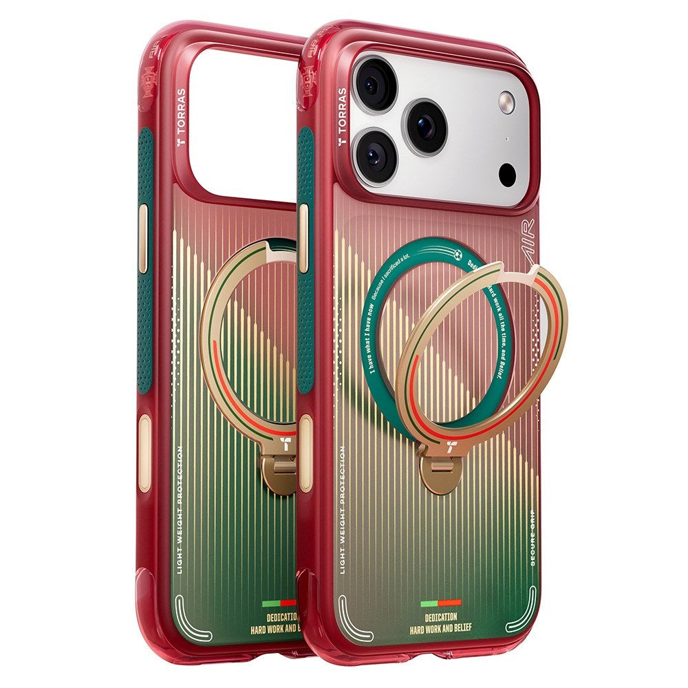 iPhone 17 Pro Max TORRAS Ostand Q3 Air Case with 360° Kickstand - MagSafe Compatible - Glory Slash