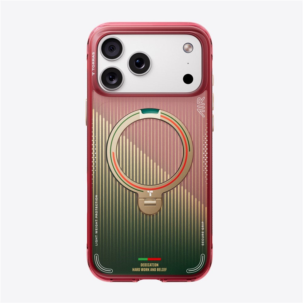 iPhone 17 Pro Max TORRAS Ostand Q3 Air Case with 360° Kickstand - MagSafe Compatible - Glory Slash