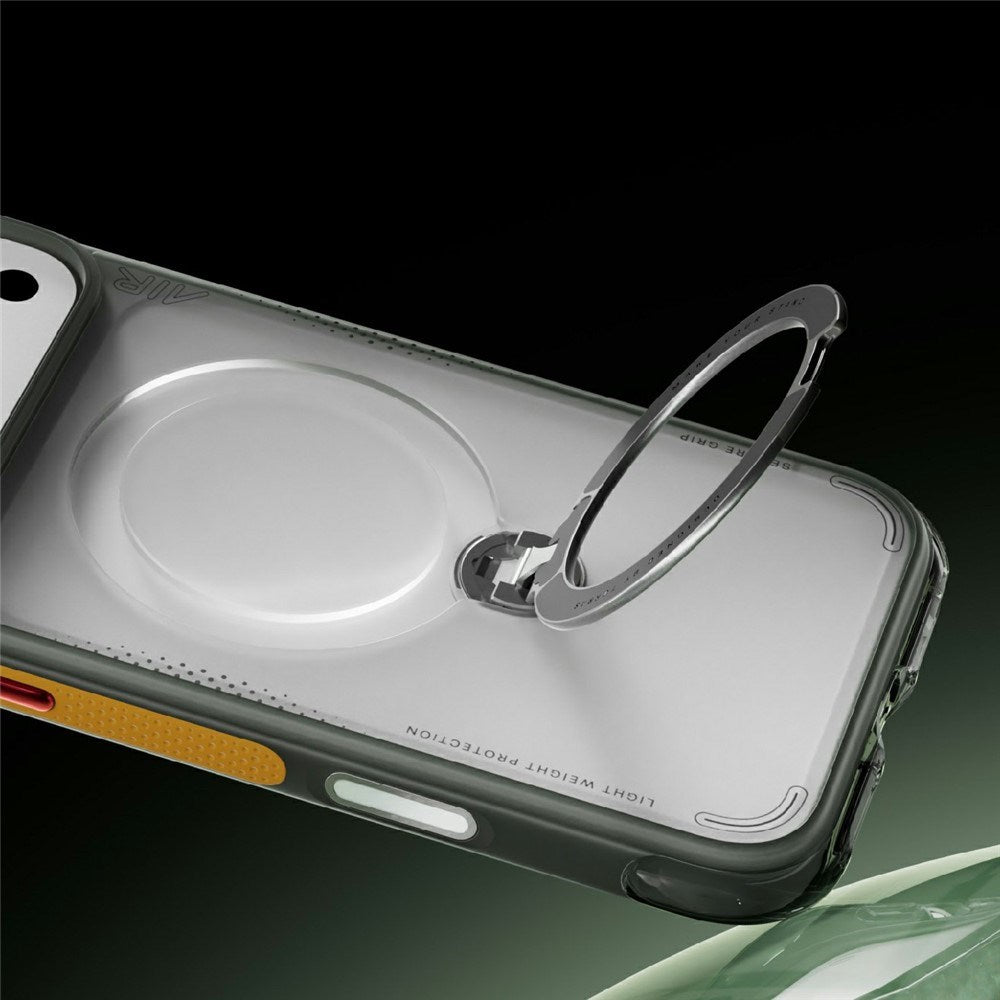 iPhone 17 Pro TORRAS Ostand Q3 Air Case with 360° Kickstand - MagSafe Compatible - Germay Iron