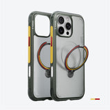 iPhone 16 Pro TORRAS Ostand Q3 Air Case with 360° Kickstand - MagSafe Compatible - Germany Iron