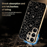 Samsung Galaxy S26 Ultra EIDERWOOD Hybrid Plastic Case with Flowers & Diamond Camera - Black