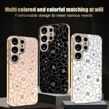Samsung Galaxy S26 Ultra EIDERWOOD Hybrid Plastic Case with Flowers & Diamond Camera - Pink