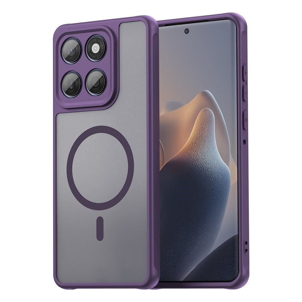 Motorola Moto G77 / G67 EIDERWOOD Hybrid Plastic Case - MagSafe Compatible - Purple