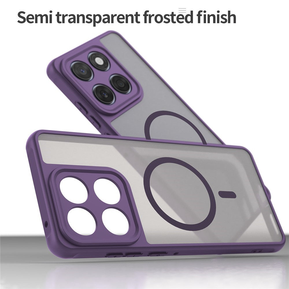 Motorola Moto G77 / G67 EIDERWOOD Hybrid Plastic Case - MagSafe Compatible - Purple