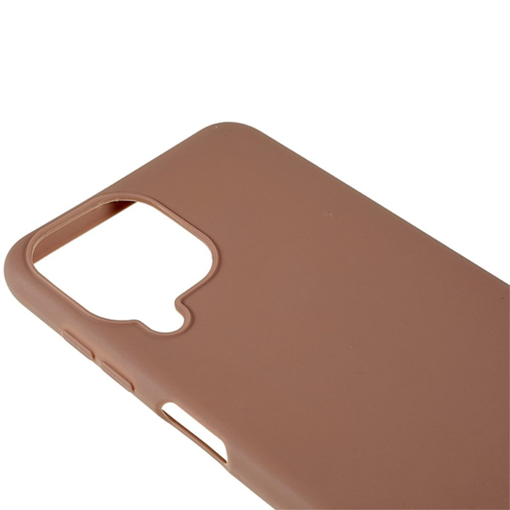 Samsung Galaxy M33 Matte Flexible TPU Plastic Case - Brown