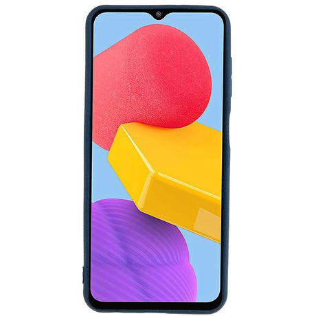 Samsung Galaxy M13 Matte Flexible Plastic Case - Blue