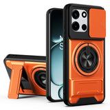 OnePlus Nord CE6 / Nord 6 EIDERWOOD Hybrid Tough Case with Kickstand & Cam Slider - MagSafe Compatible - Orange