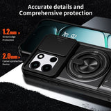 OnePlus Nord CE6 / Nord 6 EIDERWOOD Hybrid Tough Case with Kickstand & Cam Slider - MagSafe Compatible - Orange