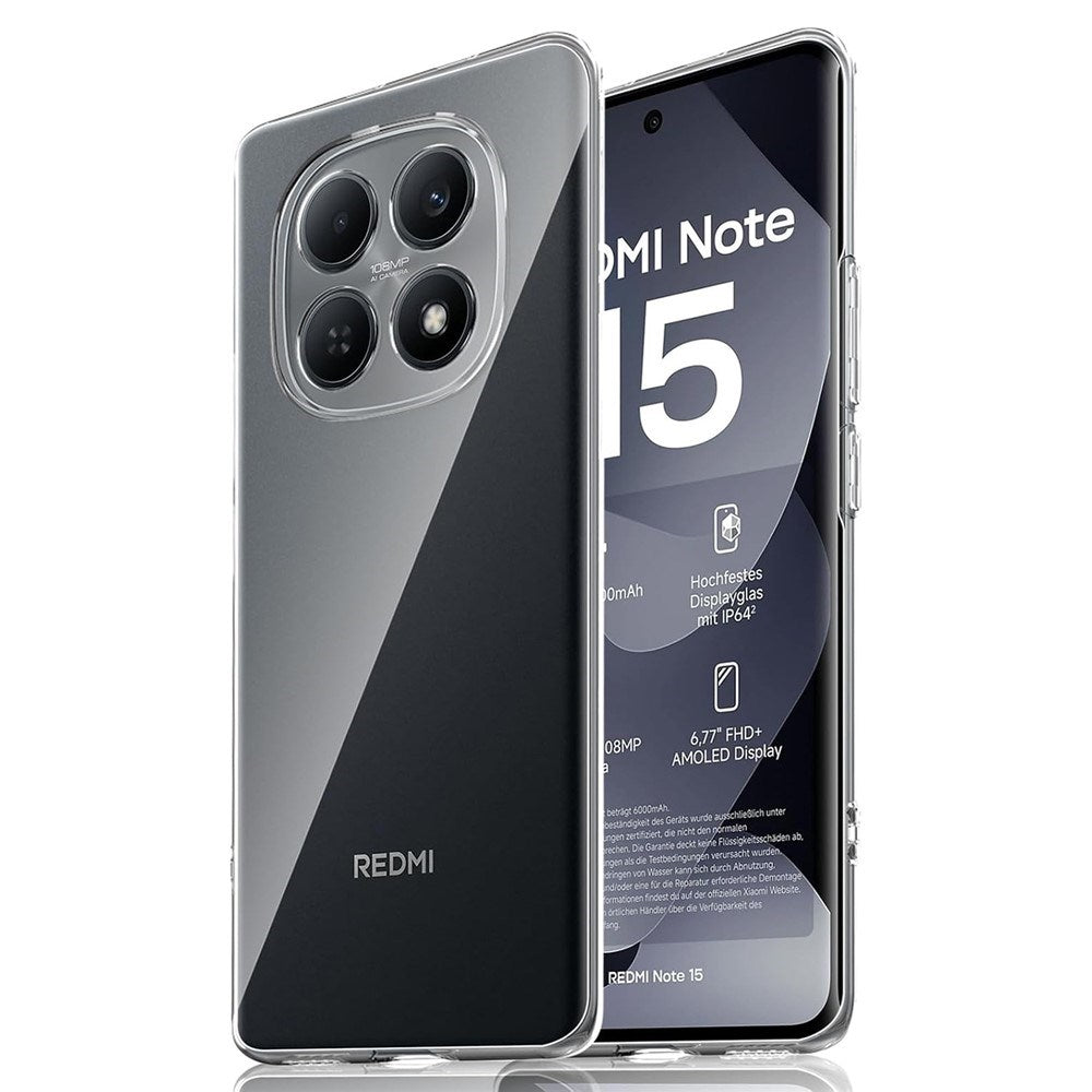 Xiaomi Redmi Note 15 (5G) / Poco M8 (5G) EIDERWOOD Flexible Plastic Case - Transparent