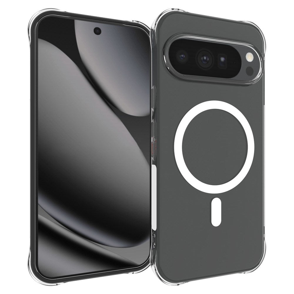 Google Pixel 11 Pro XL EIDERWOOD Flexible Plastic Case with Shock-Absorbing Corners - MagSafe Compatible - Transparent