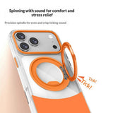 iPhone 17 Pro Max EIDERWOOD Hybrid Case with Stand Function - MagSafe Compatible - Transparent / Green