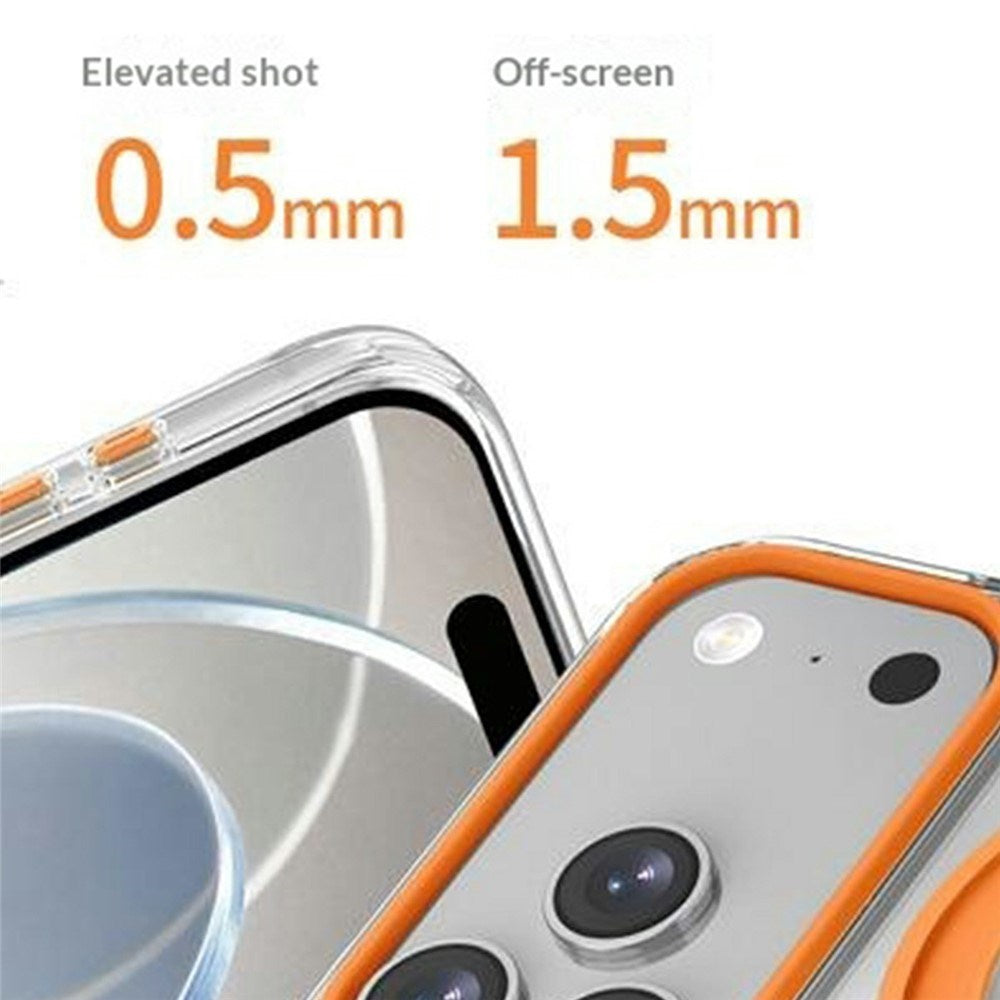 iPhone 17 Pro Max EIDERWOOD Hybrid Case with Stand Function - MagSafe Compatible - Transparent / Green